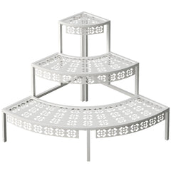 aboxoo soporte esquinero frontal mostrando tres niveles y orden