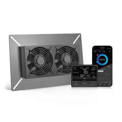 AC Infinity AIRTITAN T7 vista frontal con rejilla, eficiente extracción de aire