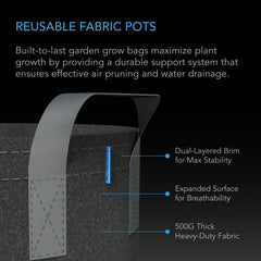 AC Infinity bandeja impermeable con maceta encima, mantiene limpio y recoge agua