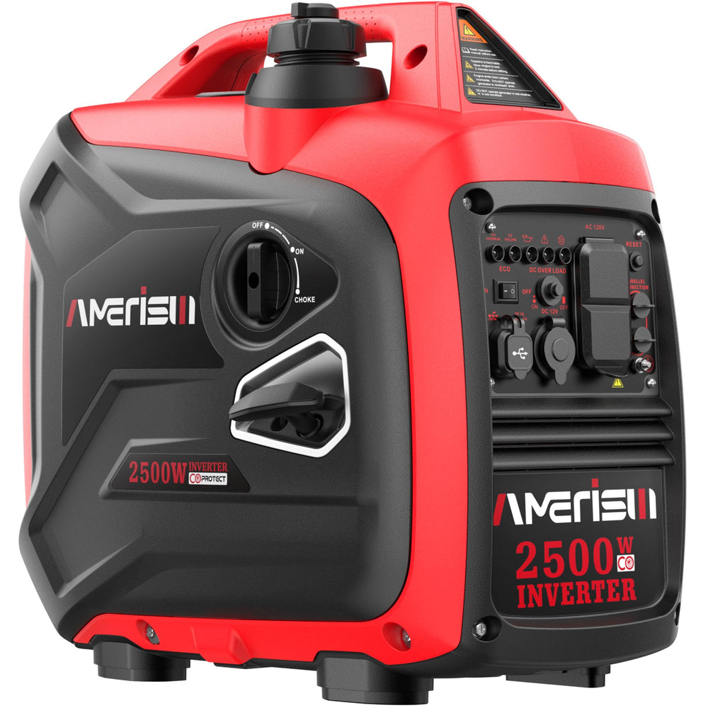 AMERISUN frontal del generador mostrando diseño compacto y potencia