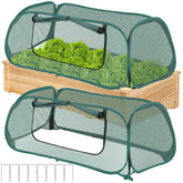 ANGAR vista frontal de cubierta para cama elevada, protección fácil