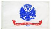 Annin Flagmakers bandera Army vista frontal con colores vivos y diseño oficial