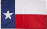 Annin Flagmakers bandera de Texas frontal mostrando colores oficiales y durabilidad