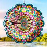 Aoedelyart vista frontal mandala brillante que aporta belleza