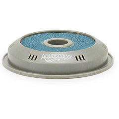 Aquascape disco de aireación frontal mostrando diseño duradero y fácil conexión, mejora oxigenación