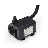 Aquascape bomba 70 GPH vista frontal con base estable, eficiencia energética