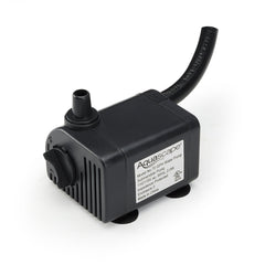 Aquascape bomba 70 GPH vista frontal con base estable, eficiencia energética