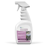 Aquascape botella frontal mostrando etiqueta y spray para limpieza eficaz