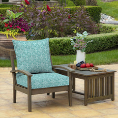 Arden Selections detalle de la textura de poliéster UV-tratado, color resistente al sol