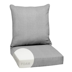 Arden Selections vista frontal del set de cojines, ajuste perfecto