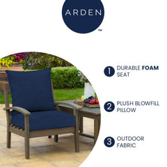 Arden Selections primer plano de la textura de poliéster resistente al sol