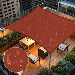 Artpuch vista frontal del toldo mostrando sombra amplia y estilo