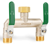 ATAOSGR divisor frontal mostrando conexiones GHT y salida doble, durabilidad visible