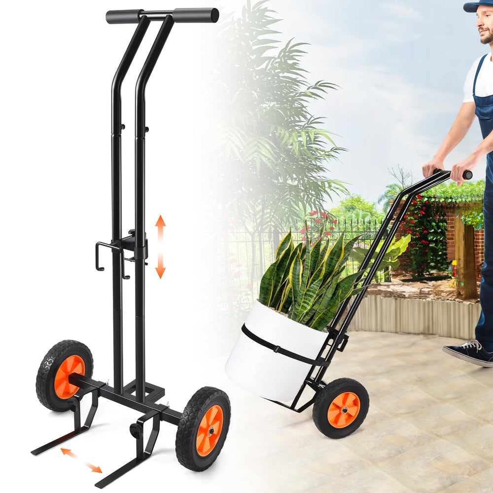 AugFir frente del carrito mostrando estructura robusta y capacidad