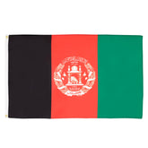 AZ FLAG bandera Afganistán frontal mostrando colores y diseño visible
