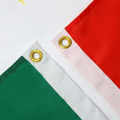 AZ FLAG detalle de costuras reforzadas que garantiza mayor durabilidad