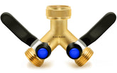 BACASIN conector en Y frontal mostrando conexiones robustas y control práctico