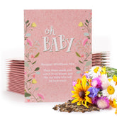Bentley Seed Co sobre rosa frontal mostrando diseño Oh Baby y regalo sostenible