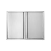 BI-DTOOL puerta frontal de acero cepillado, acabado elegante y resistente
