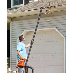 BLACK+DECKER tubo flexible resaltado para maniobrar dentro de la canaleta con facilidad