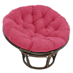 Blazing Needles cojín papasan frontal Berry Berry, confort acolchado y textura microsuede