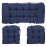 Blytieor vista frontal del juego de cojines para loveseat con estilo renovado