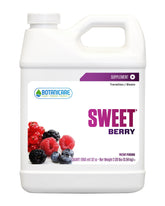 Botanicare Sweet Berry botella frontal mostrando el envase y beneficios