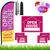 Bandera Buryeah 7x5.4 ft visible desde la calle para atraer visitas