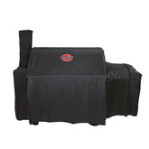 Char-Griller funda frontal cubriendo toda la parrilla para protección contra lluvia