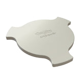 Char-Griller Smokin' Stone Jr vista frontal mostrando ajuste perfecto, protege la comida