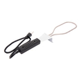 Charbroil frente del encendedor eléctrico mostrando diseño compacto y fácil almacenamiento