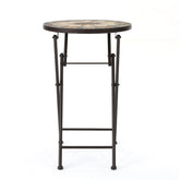 Christopher Knight Home vista frontal de la mesa Silvester, aporta estilo exterior