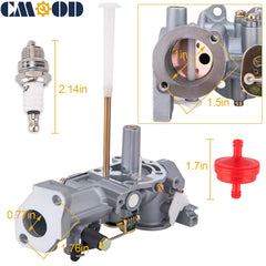 CMOOD kit completo con filtro de aire 491588S, bujía, juntas y filtro de combustible incluido
