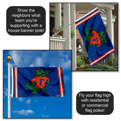 College Flags ojales metálicos visibles para colgar con seguridad y facilidad