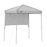 CORE carpa vista frontal mostrando sombra amplia y montaje rápido