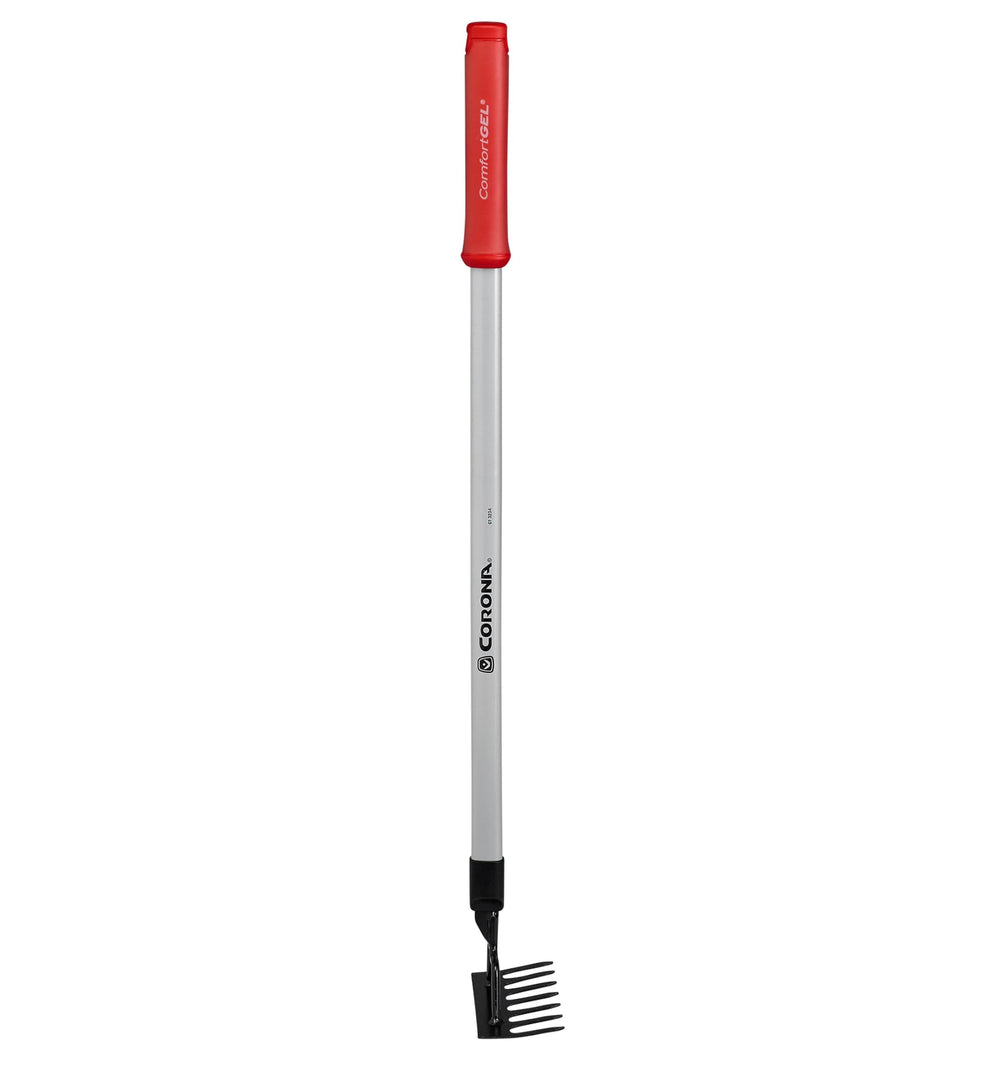 Corona Clipper vista frontal del rastrillo mostrando su longitud y forma