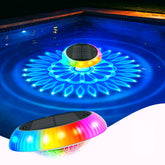 COXSENI vista frontal de la luz flotante con colores vivos y diseño estable