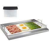 COZEER plancha frontal mostrando área de cocinado y acabado resistente