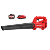 CRAFTSMAN soplador frontal con batería, potencia portátil para limpiar superficies