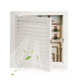 Crezone panel frontal blanco integra acceso discreto y ventilación