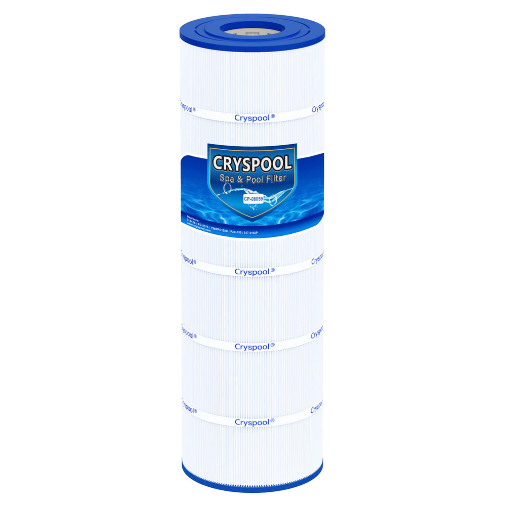 Cryspool cartucho frontal mostrando forma y tamaño, mejora captura de suciedad