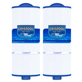 Cryspool filtro frontal pack 2 mostrando durabilidad y encaje rápido