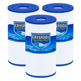 Cryspool filtro frontal mostrando pliegues y ajuste compatible, mejora la filtración