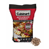 Cuisinart bolsa frontal 20 lb mostrando etiqueta y beneficio de ahumado consistente