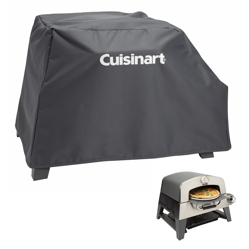 Cuisinart vista frontal de la funda protegiendo el horno, protección exterior