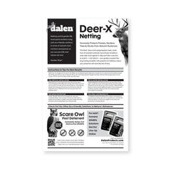 Dalen Deer-X primer plano de la textura y malla resistente al clima