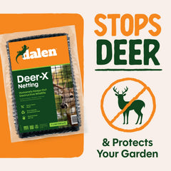 Dalen Deer-X instalada alrededor de huerto protegiendo las plantas