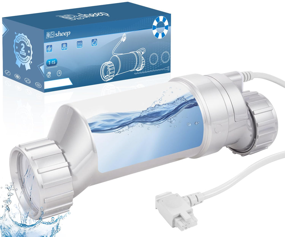 Dbsheep T-15 frente del empaque mostrando reemplazo compatible y garantía