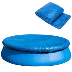 DECOHS vista frontal de la cubierta para piscina mostrando protección contra suciedad