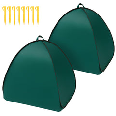 DECOHS funda pop-up frontal mostrando forma y apertura, protección inmediata